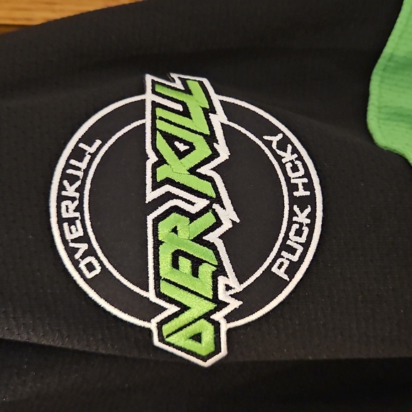 AUTHENTIC PUCK HCKY OVERKILL 'THE YEARS OF DECAY' HOCKEY JERSEY 3XL SKULL - Picture 6 of 12